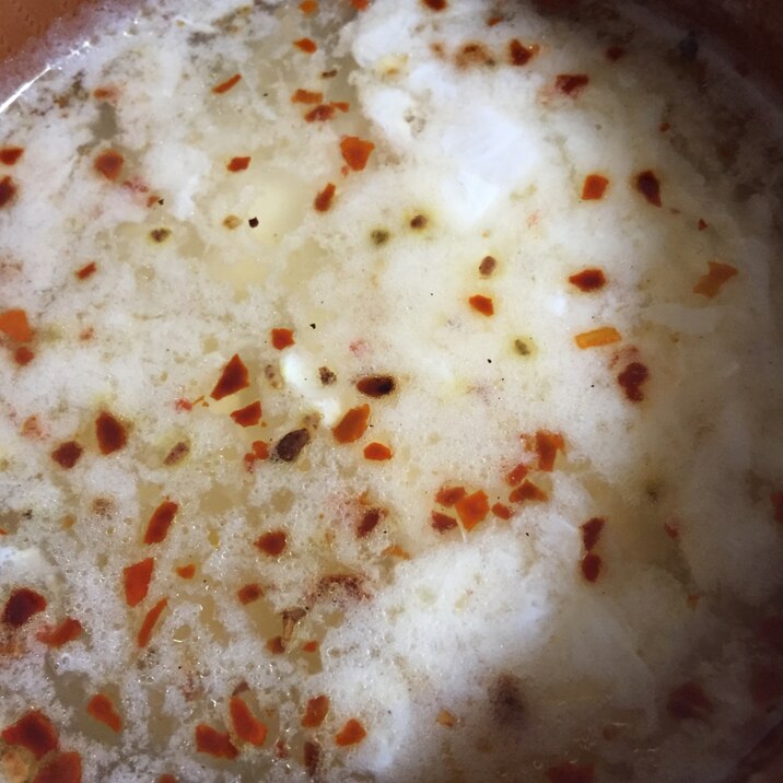 白卵中華スープ